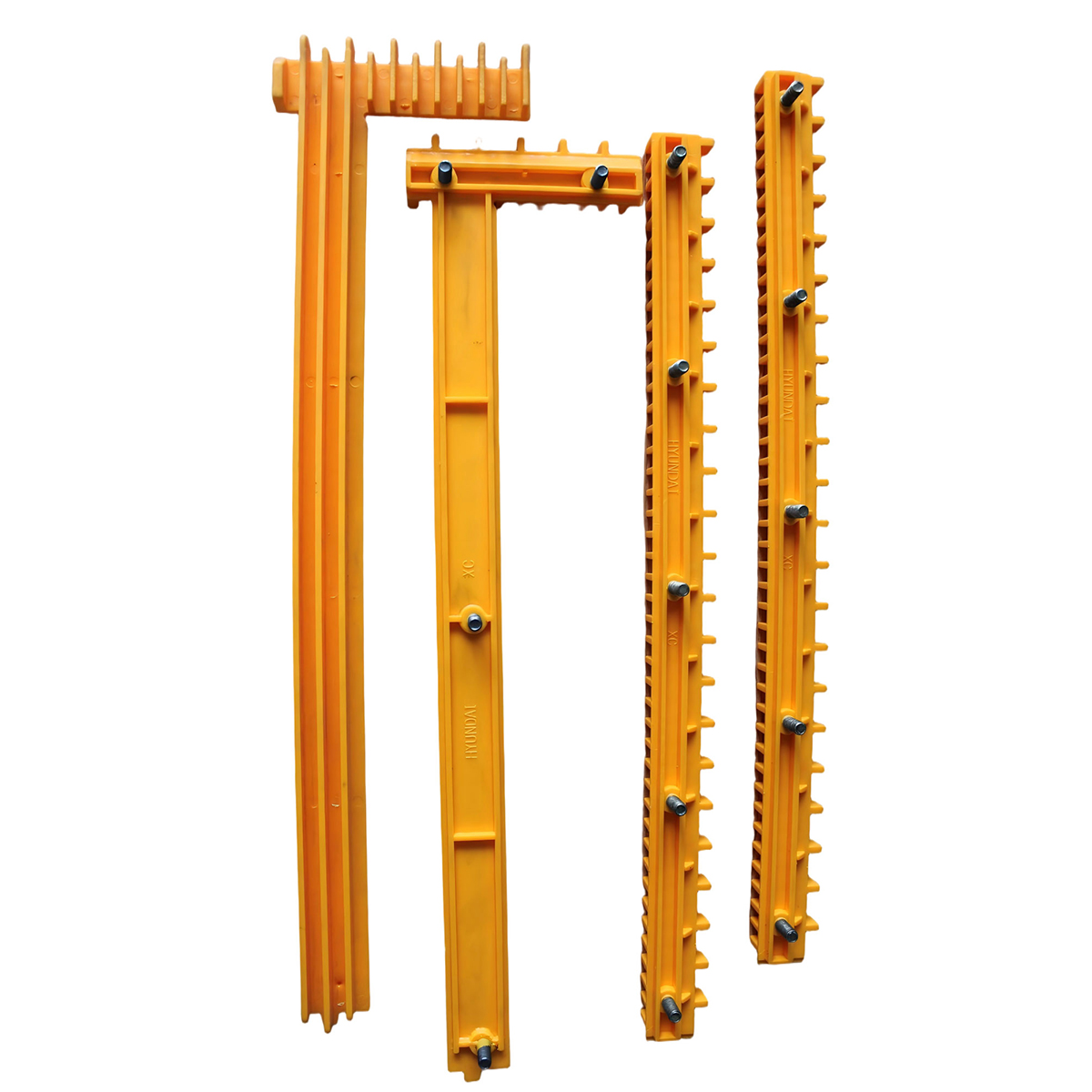 Hyundai Aluminum Alloy Escalator Step Edge Frame with Iron Pins | Step Edge Strip, Warning Strip | Compatible with Hyundai Step Edge