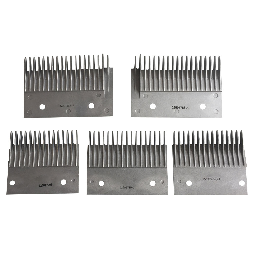 Hitachi Escalator Comb Plate – Aluminum Alloy Comb Plate, 15-Tooth / 19-Tooth Escalator Accessories, Moving Walkway Comb Plate