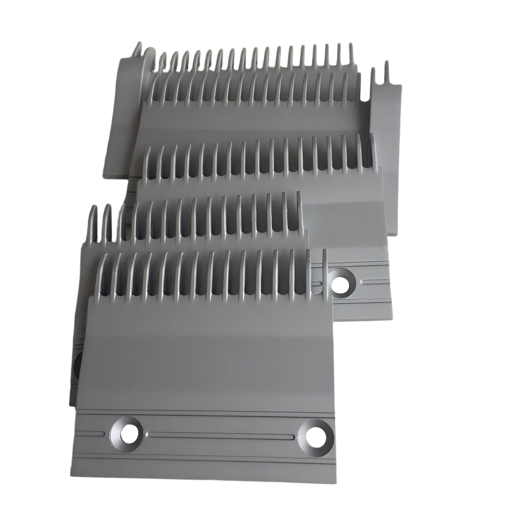 Hitachi Escalator Comb Plate – Aluminum Alloy Comb Plate, 15-Tooth / 19-Tooth Escalator Accessories, Moving Walkway Comb Plate