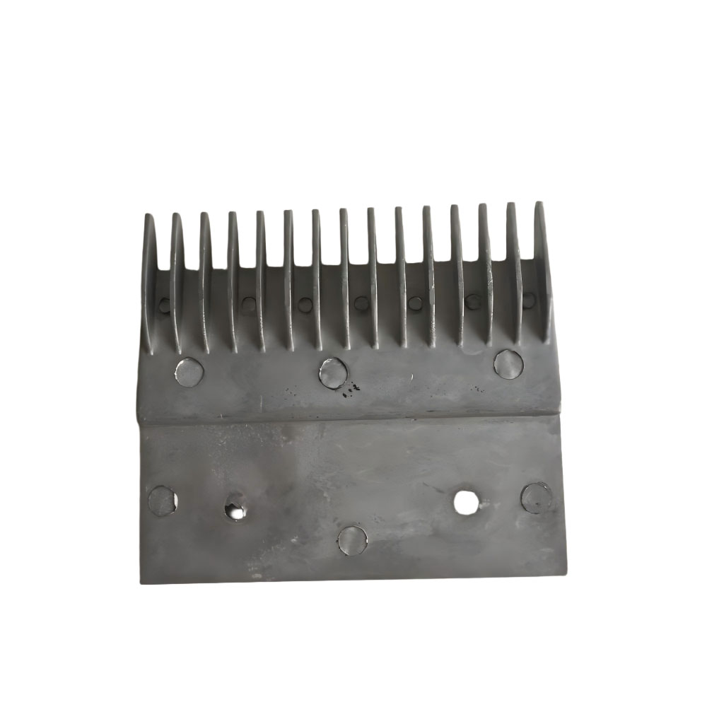 Escalator / Walkway Aluminum Comb Plate, Model A005010N, 15 Teeth, Dimensions 125X101X85 MM, Direct Sale