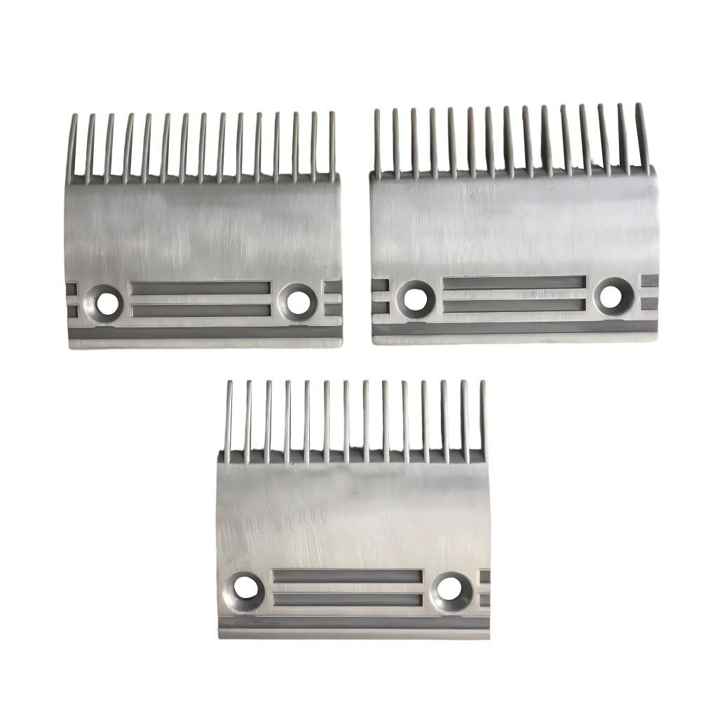 Escalator / Walkway Aluminum Comb Plate, Model A005010N, 15 Teeth, Dimensions 125X101X85 MM, Direct Sale