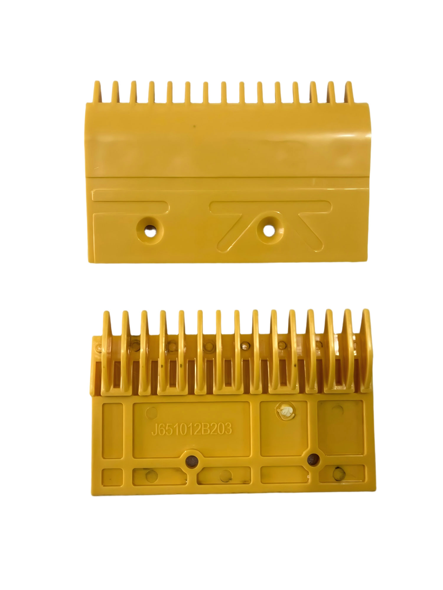 Mitsubishi Plastic Comb Plate (K Type), Part No. J651012B03, 20 Teeth / 15 Teeth / 14 Teeth