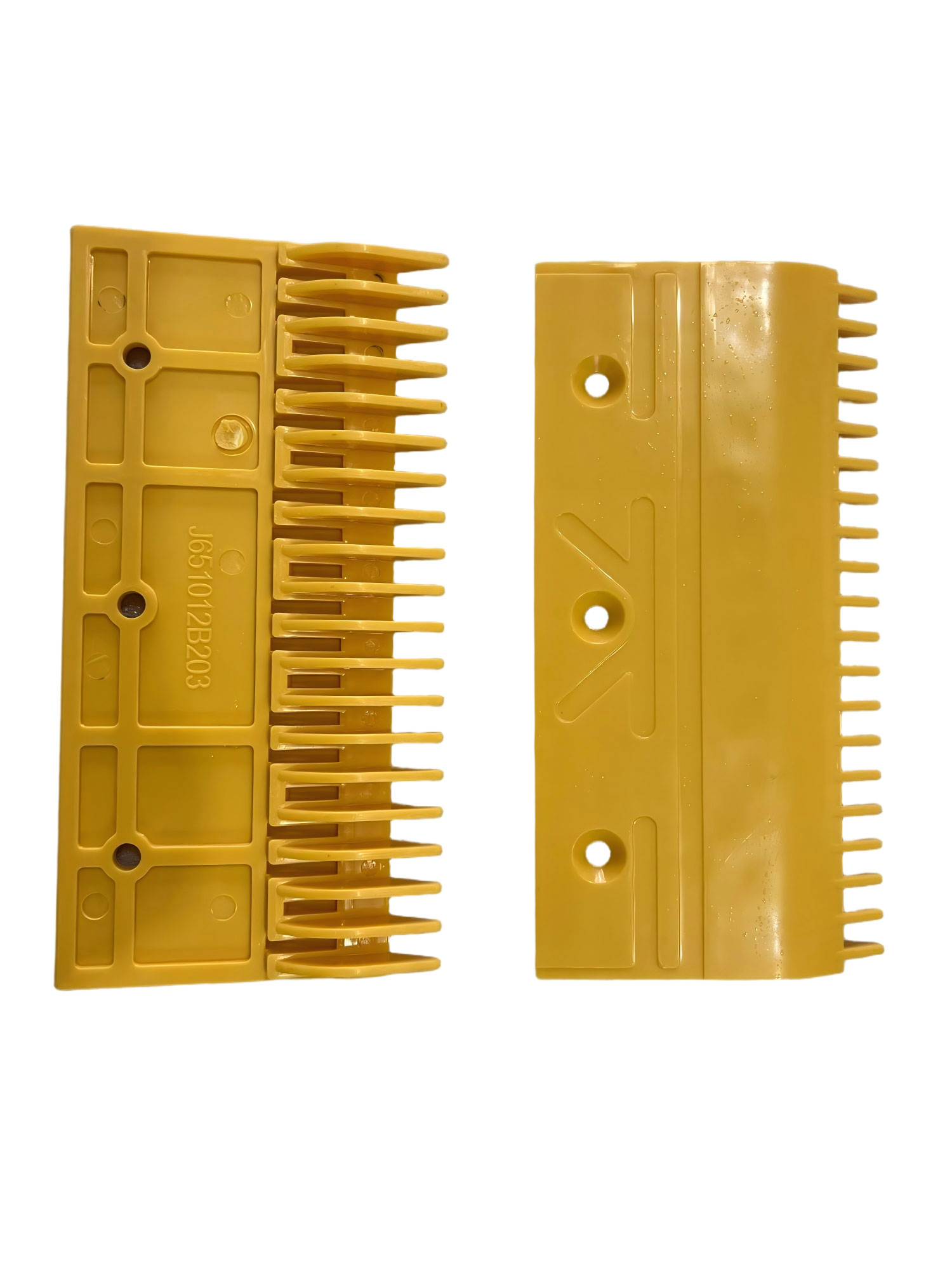 Mitsubishi Plastic Comb Plate (K Type), Part No. J651012B03, 20 Teeth / 15 Teeth / 14 Teeth