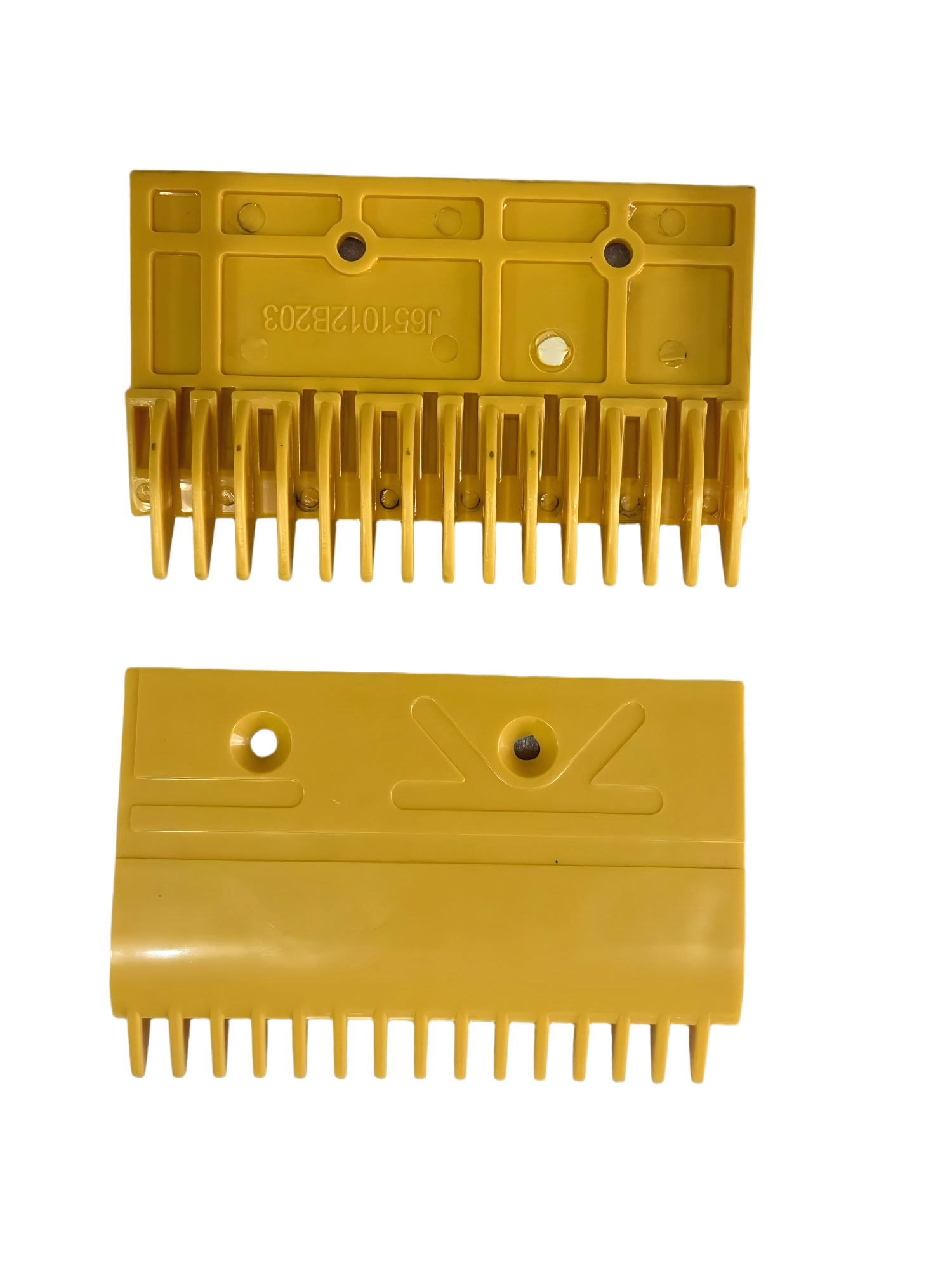 Mitsubishi Plastic Comb Plate (K Type), Part No. J651012B03, 20 Teeth / 15 Teeth / 14 Teeth