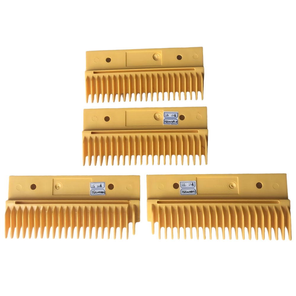 Shinma / LG Escalator Plastic Comb Plate, Models DSA2001488-L/R / DSA2001489-M