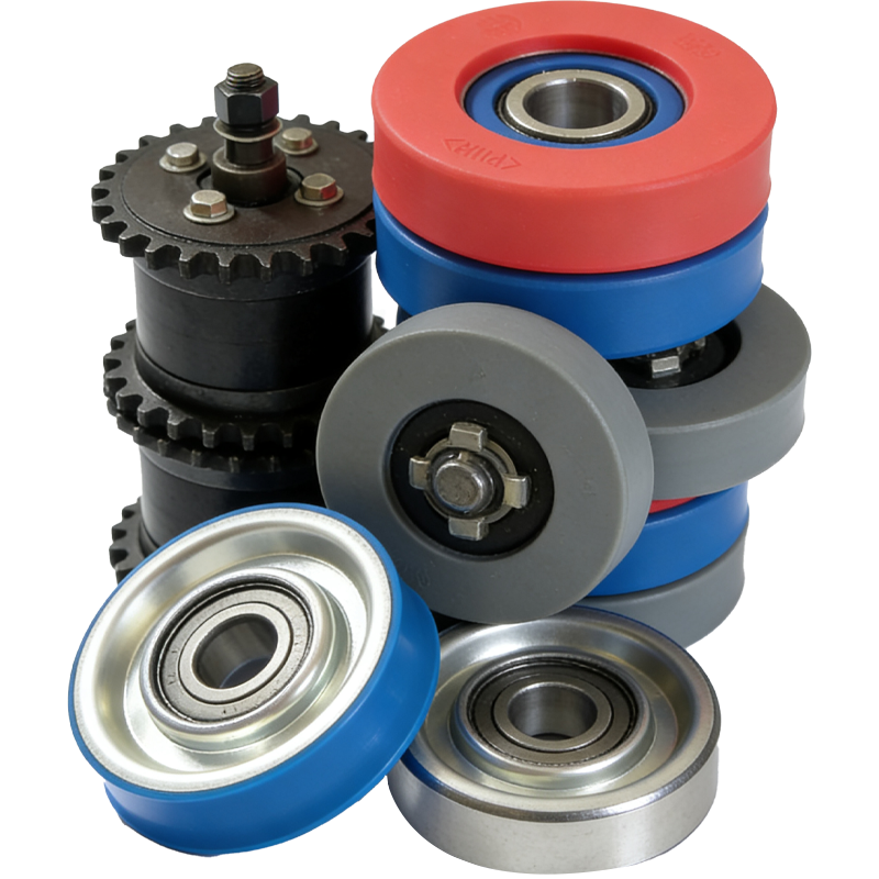 Universal Xizi OTIS Escalator Handrail Friction / Drive Wheel  497×30×50 mm