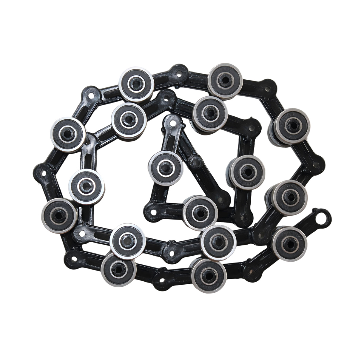 Escalator Handrail Tension Chain Frame Pulley Assembly with Pressing Pulley