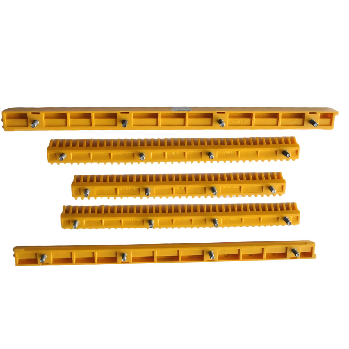 Hitachi Escalator Step Edge Frame | Yellow Edge, 2nd Generation Fluorescent Step Edge Strip, Step Tread, Warning Strip|33030115-R-33030116-L-33041713-