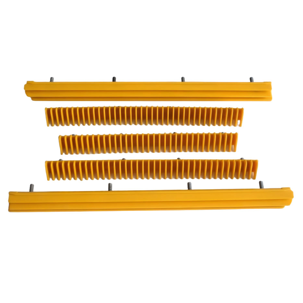 Hitachi Escalator Step Edge Frame | Yellow Edge, 2nd Generation Fluorescent Step Edge Strip, Step Tread, Warning Strip|33030115-R-33030116-L-33041713-
