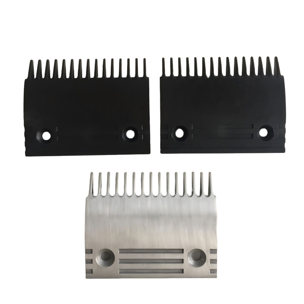 Escalator / Walkway Aluminum Comb Plate, Model A005010N, 15 Teeth, Dimensions 125X101X85 MM, Direct Sale