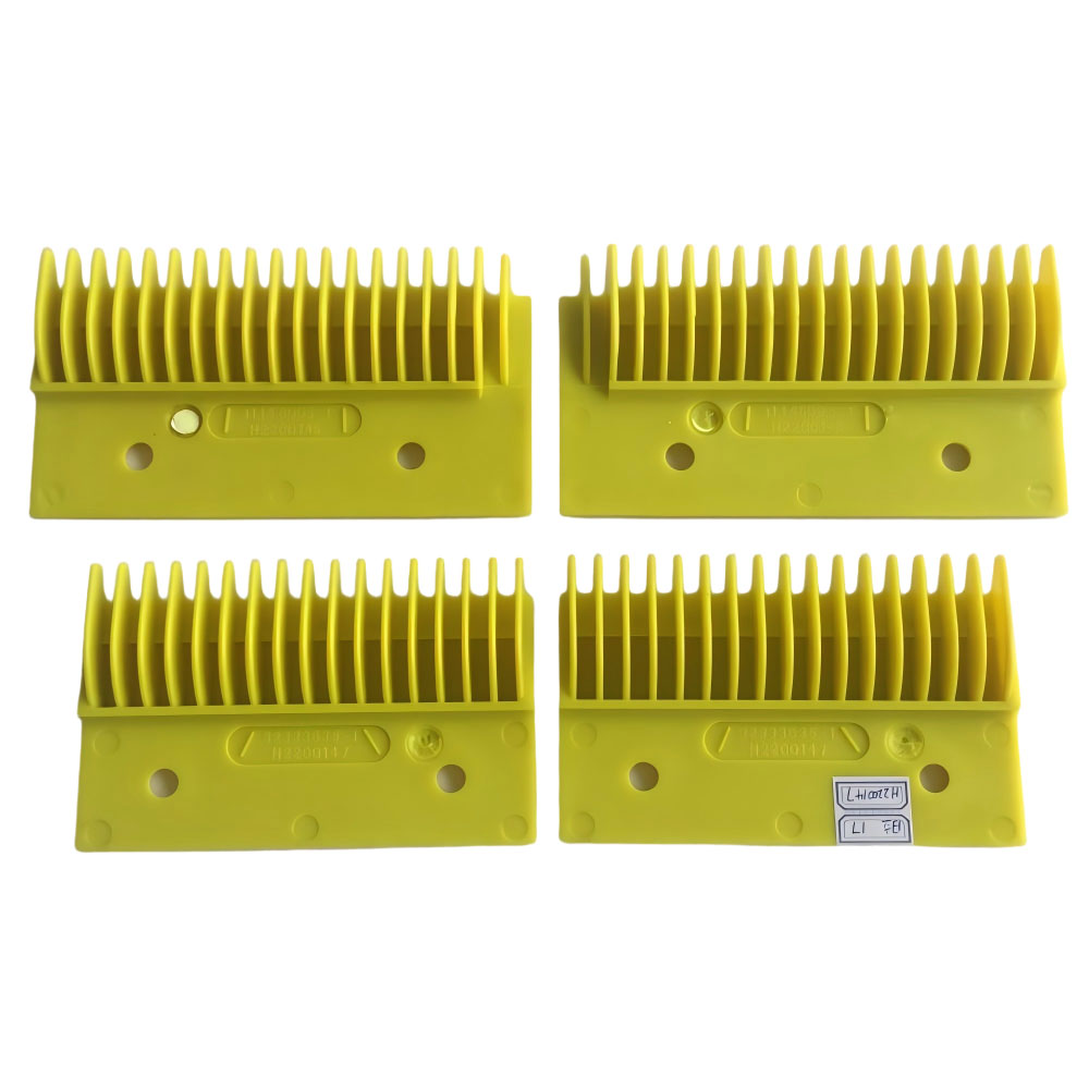 Hitachi Escalator Plastic Comb Plate H2200147, H2200145,H2200146,17 Teeth / 19 Teeth, Escalator Spare Parts