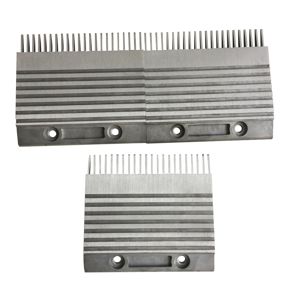 KONE Aluminum Alloy Comb Plate – Manufacturer Direct Supply, 22-Tooth Escalator Comb Plate / Original Genuine Moving Walkway Comb Plate