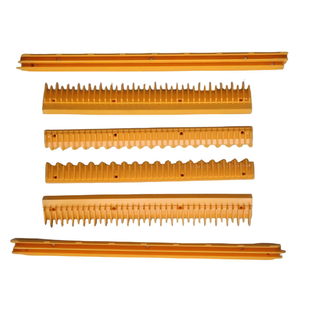 Hitachi Escalator Step Edge Frame | Yellow Edge, 2nd Generation Fluorescent Step Edge Strip, Step Tread, Warning Strip|33030115-R-33030116-L-33041713-