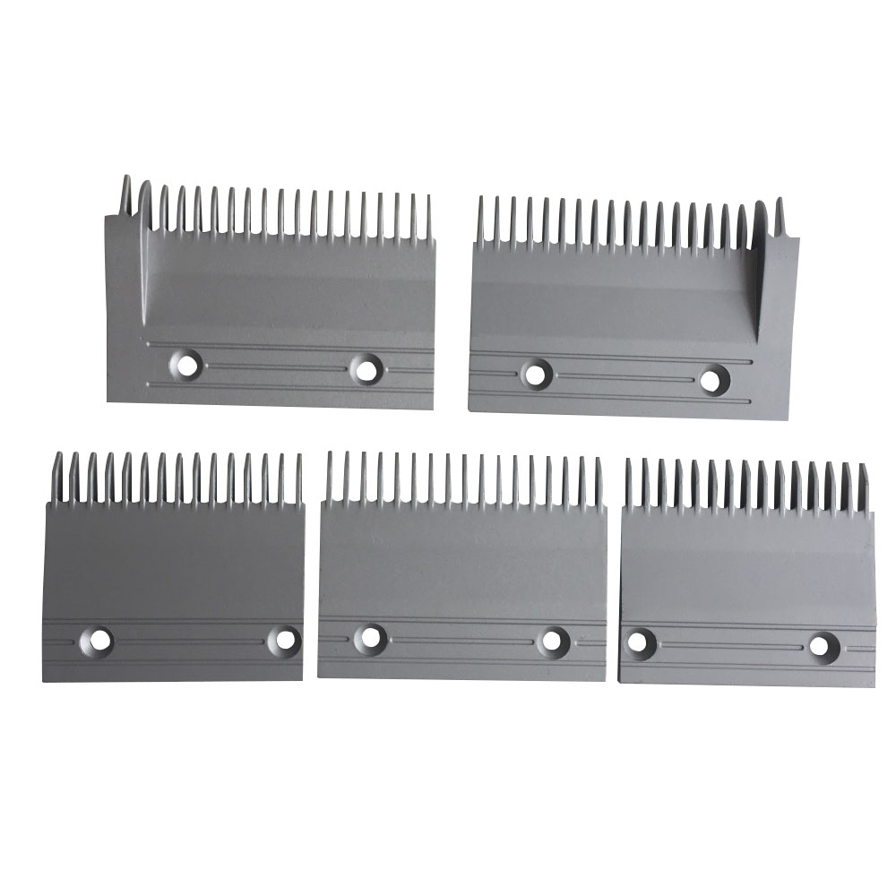 Hitachi Escalator Comb Plate – Aluminum Alloy Comb Plate, 15-Tooth / 19-Tooth Escalator Accessories, Moving Walkway Comb Plate