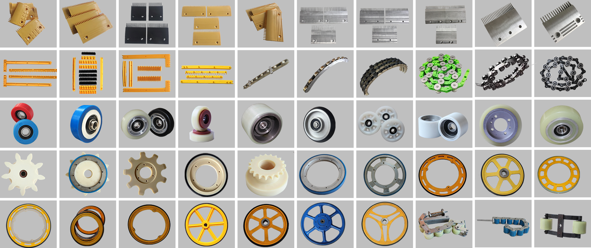 Thyssen Escalator Step Border | Lilong Step Edge Strip Warning Trim L47332158AB / L47332155AB / L47332154AB