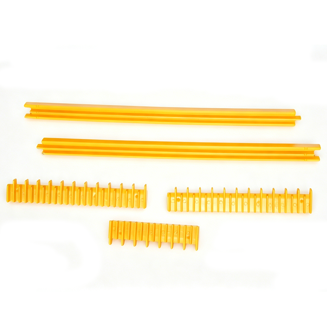 Thyssen 4EK Escalator Step Yellow Demarcation Strip | Aluminum Step Border & Tread Strip