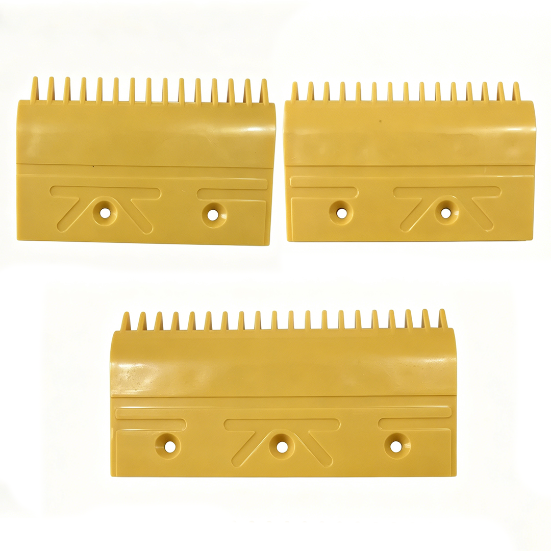 Mitsubishi K-Type Yellow Escalator Comb Plate 15/20T J651012B203 Left/Middle/Right