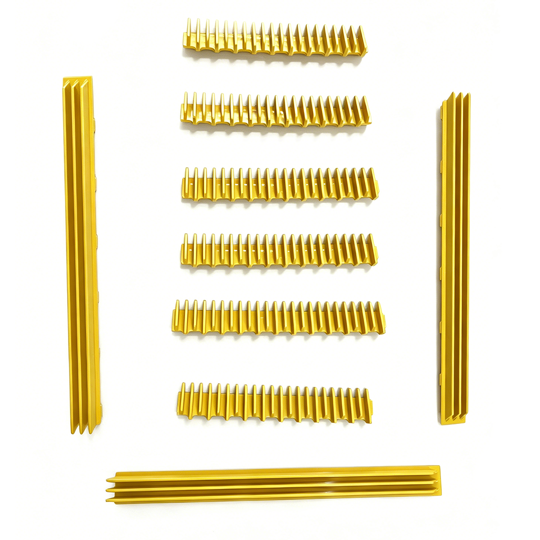 KONE Escalator Yellow Step Border | Step Side Strip KM5203879H01, KM5203880H01, KM5203881H01, KM5203882H01, KM5203883H01