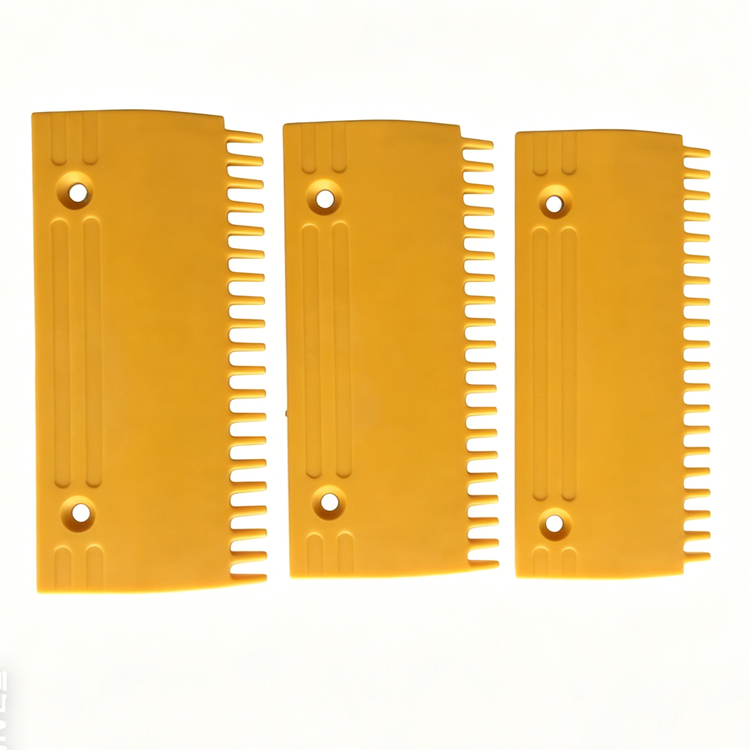 Fuji Escalator Plastic Comb Plate X129AR1 X129AS1 | 22 Teeth for Huasheng Fujitec