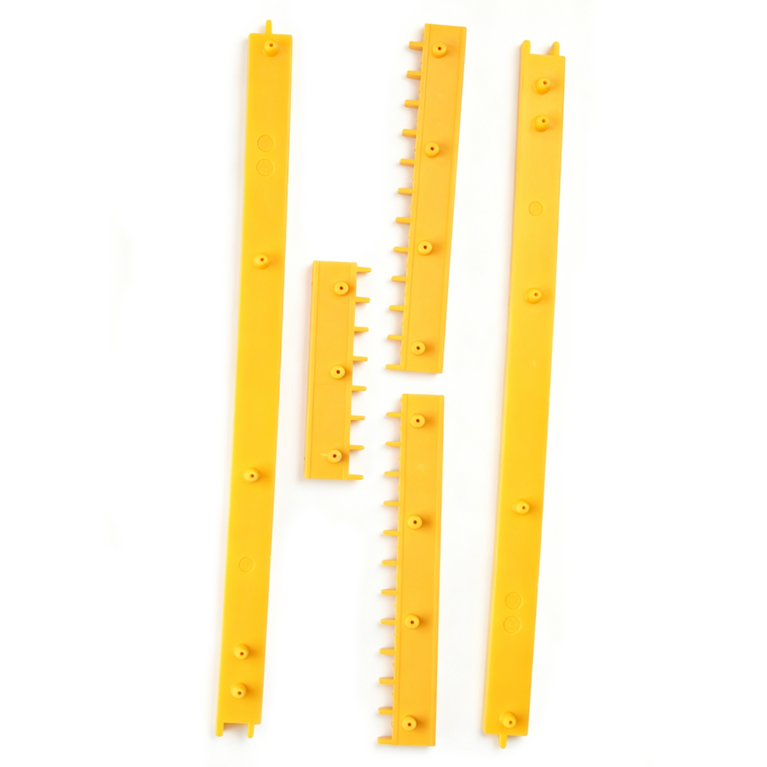 Thyssen 4EK Escalator Step Yellow Demarcation Strip | Aluminum Step Border & Tread Strip