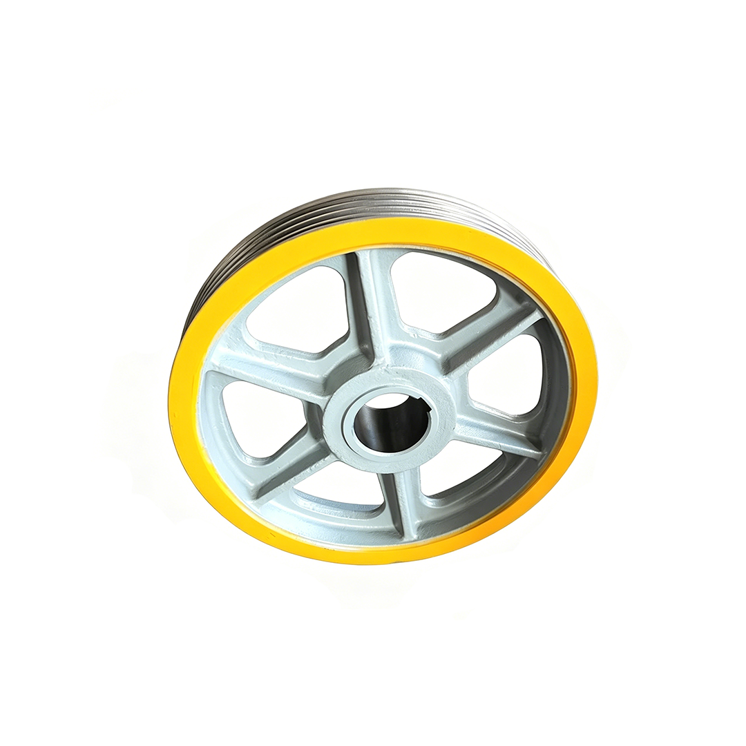 Mitsubishi SG-VFA Freight Elevator Traction Sheave, 490/560/580/620mm 3/4 Groove 12mm Rope Drive Wheel