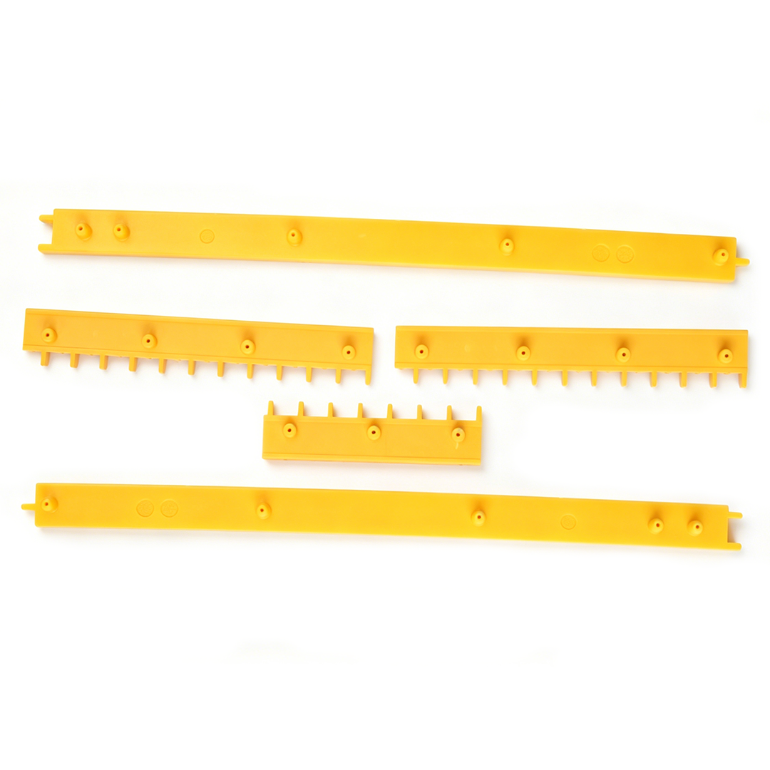 Thyssen 4EK Escalator Step Yellow Demarcation Strip | Aluminum Step Border & Tread Strip