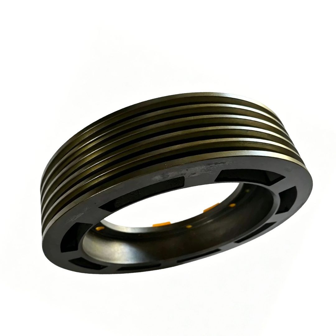 Otis Blu-ray Elevator Traction Sheave DAA20220B4, 400mm 4/5/6 Groove 10mm Rope Permanent Magnet Gearless Traction Wheel