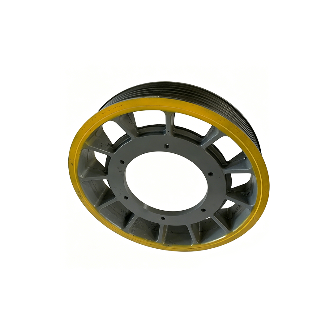Mitsubishi Elevator Traction Sheave EM2470 EM2471 EM2430, 620/630/650/710mm 4-7 Groove 12/13/14/16mm Rope Wheel