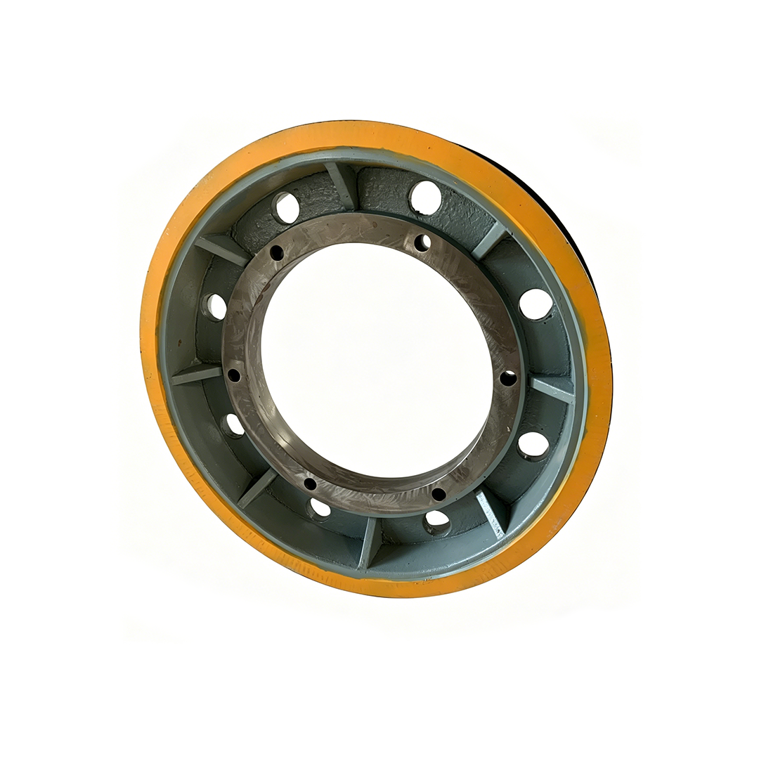 Mitsubishi Elevator Traction Sheave 635612, Elevator Main Host Drive Traction Wheel Spare Parts