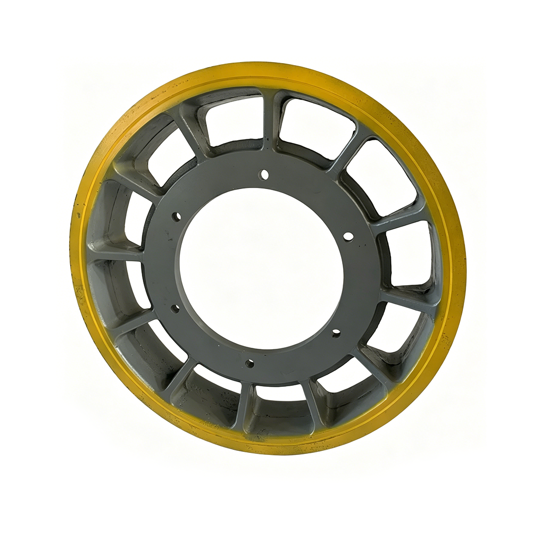 Mitsubishi Elevator Traction Sheave EM2470 EM2471 EM2430, 620/630/650/710mm 4-7 Groove 12/13/14/16mm Rope Wheel