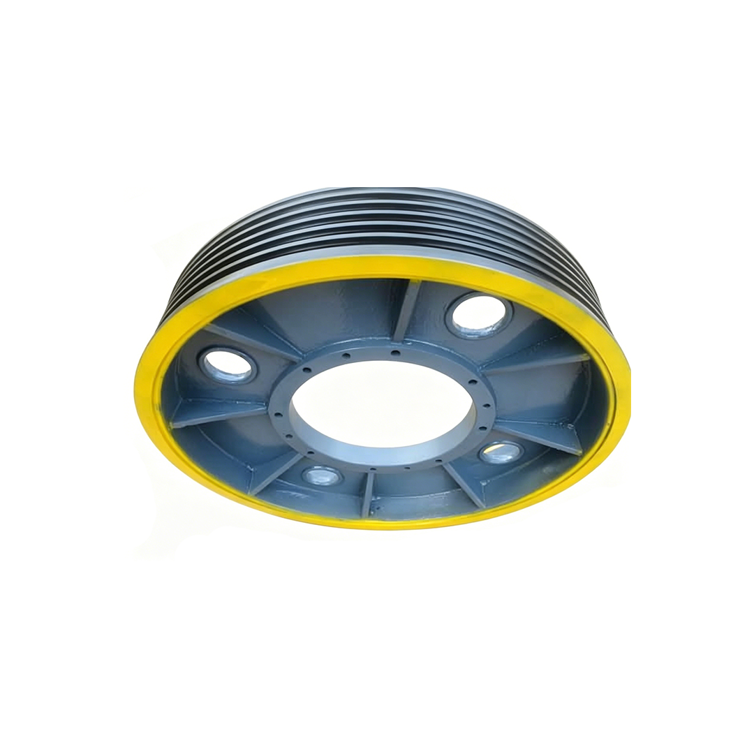 KONE Elevator Traction Sheave, 650/710/760mm 6-7 Groove 12/13/14mm Rope Main Traction Machine Drive Wheel