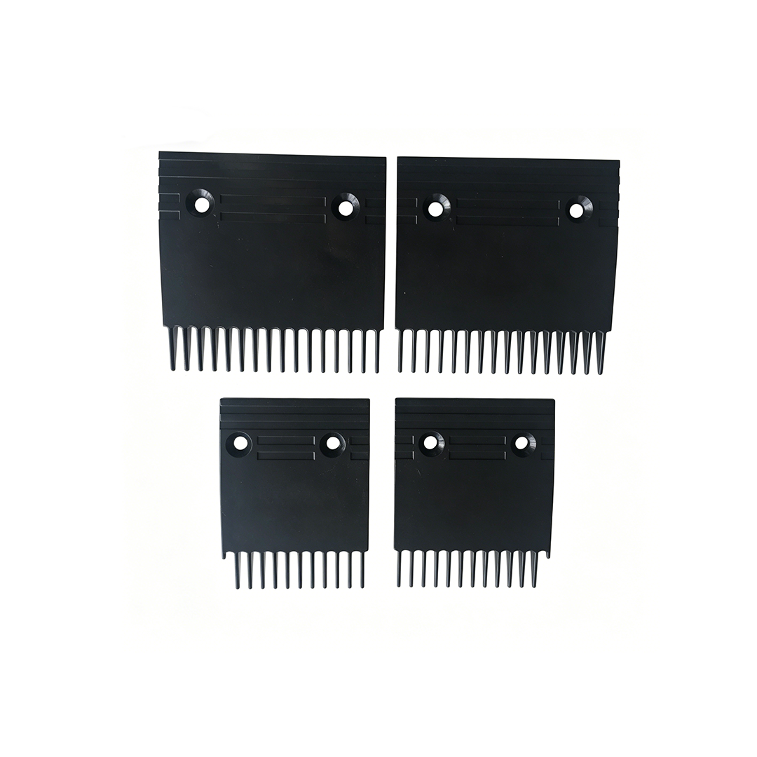 Black Plastic Escalator Comb Plate 5P5P0045 for Dongyang | Factory Direct & Customizable