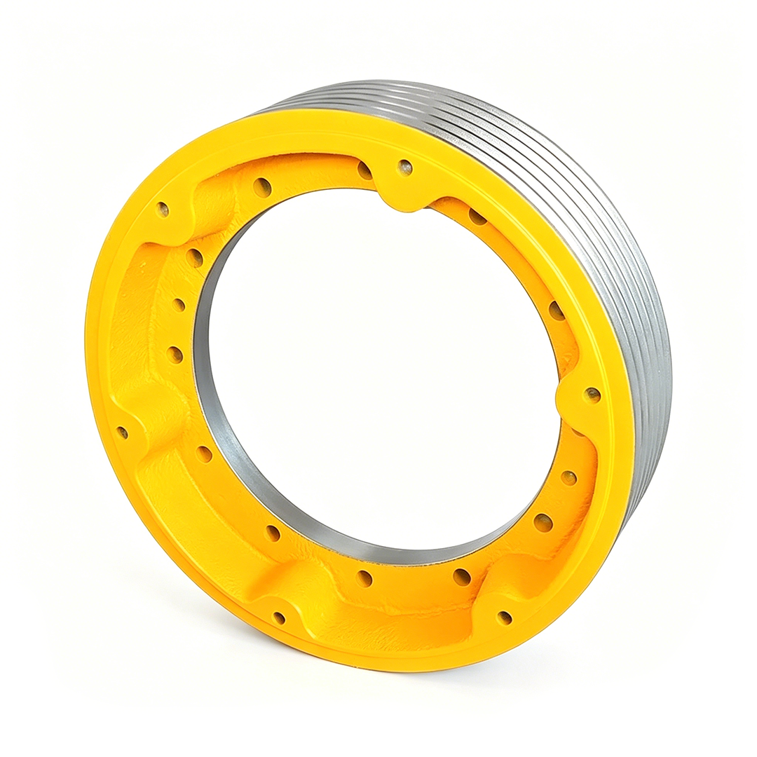 Ningbo Shenling Elevator Traction Sheave, Kuaiyi / Fuji / Sanyo Elevator Main Drive Wheel 4004/5/6/710