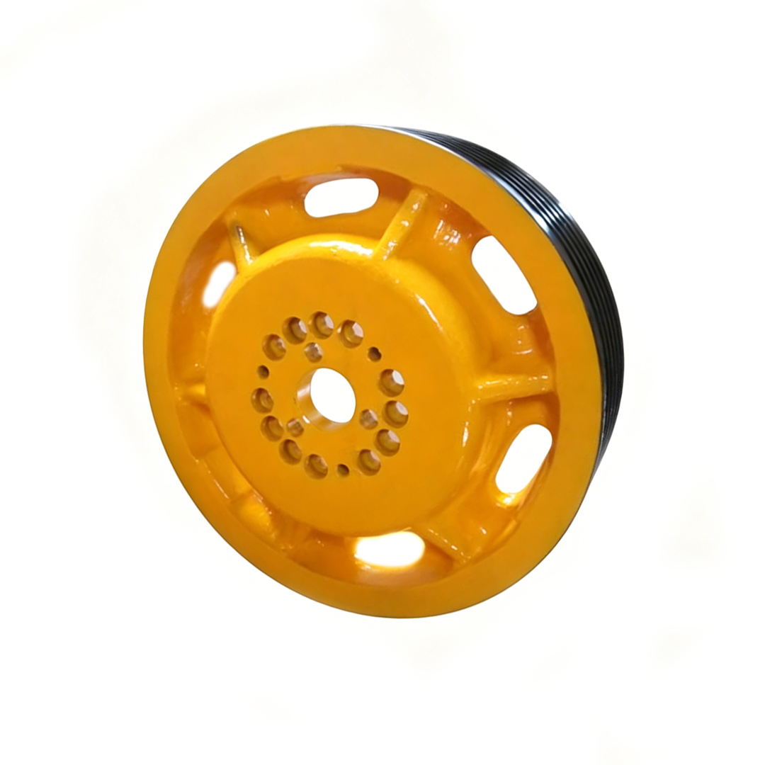 Alpha / Edunburgh Elevator Traction Sheave, 360/485/605/685/805mm Multi-Groove Main Drive Traction Wheel