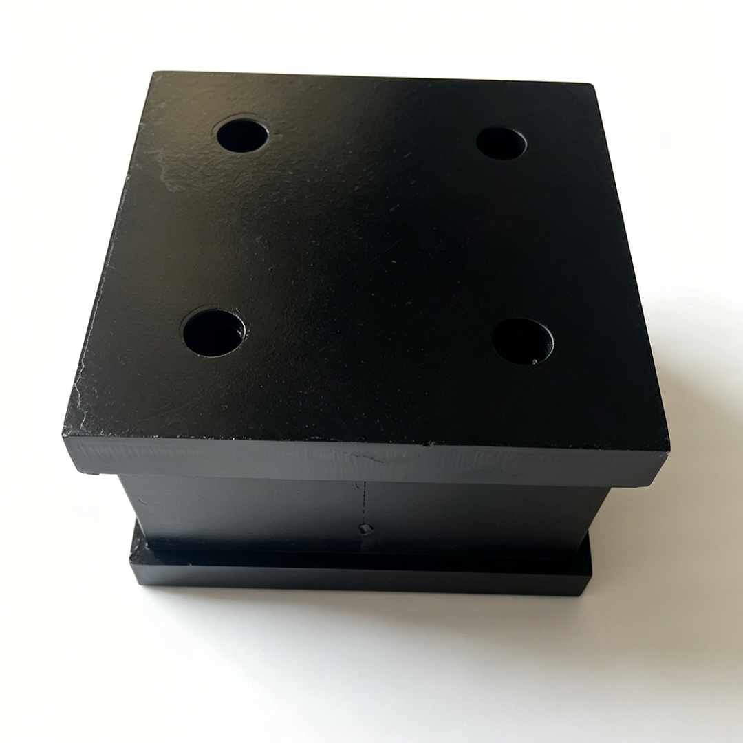 Elevator Buffer Rubber Pad | 4-Hole Shock Absorber for Elevator Safety
