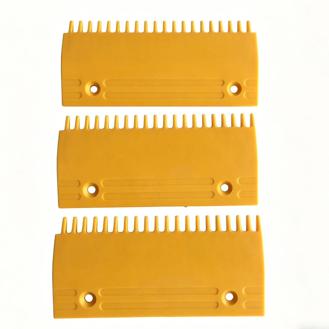 Fuji Escalator Plastic Comb Plate X129AR1 X129AS1 | 22 Teeth for Huasheng Fujitec