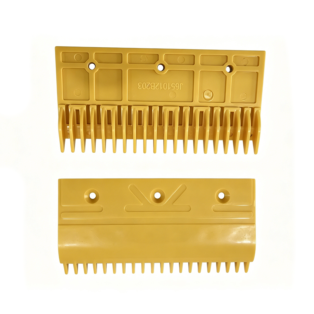 Mitsubishi K-Type Yellow Escalator Comb Plate 15/20T J651012B203 Left/Middle/Right