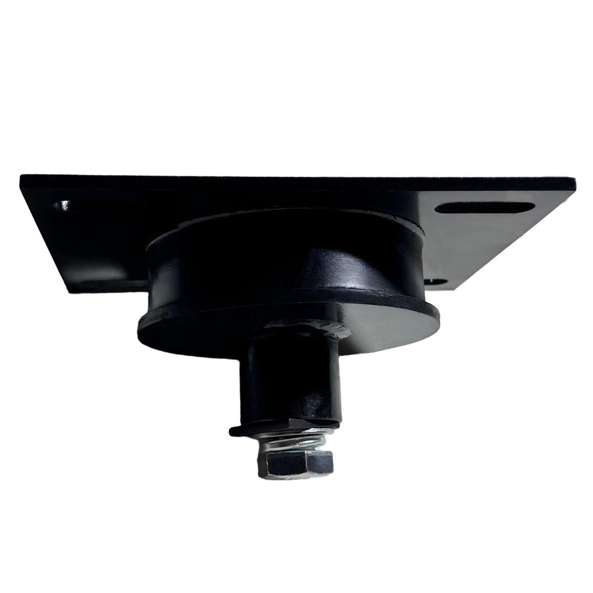 3-Slot Square Base Elevator Shock Absorber with Bolt | Rubber Vibration Damper