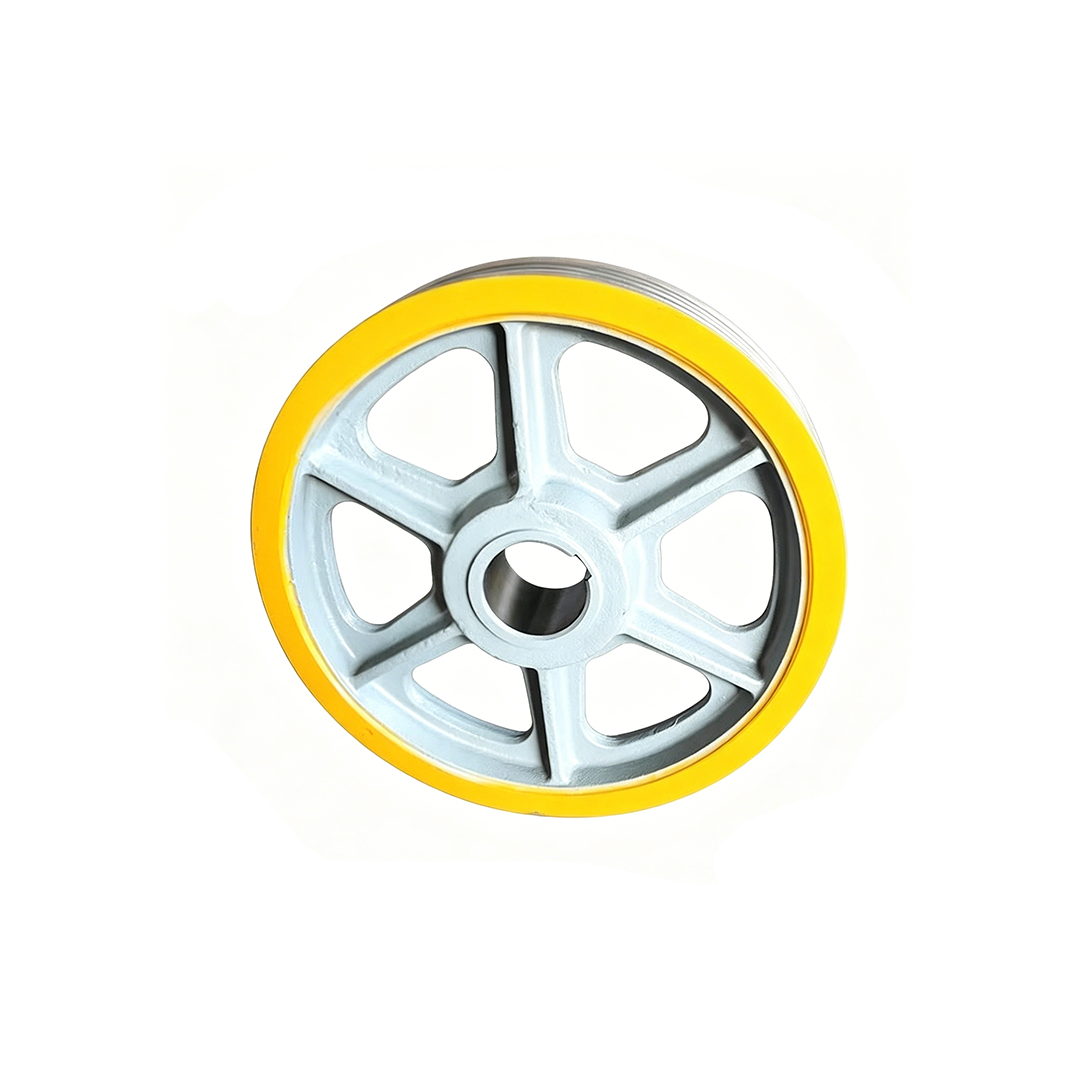 Mitsubishi SG-VFA Freight Elevator Traction Sheave, 490/560/580/620mm 3/4 Groove 12mm Rope Drive Wheel