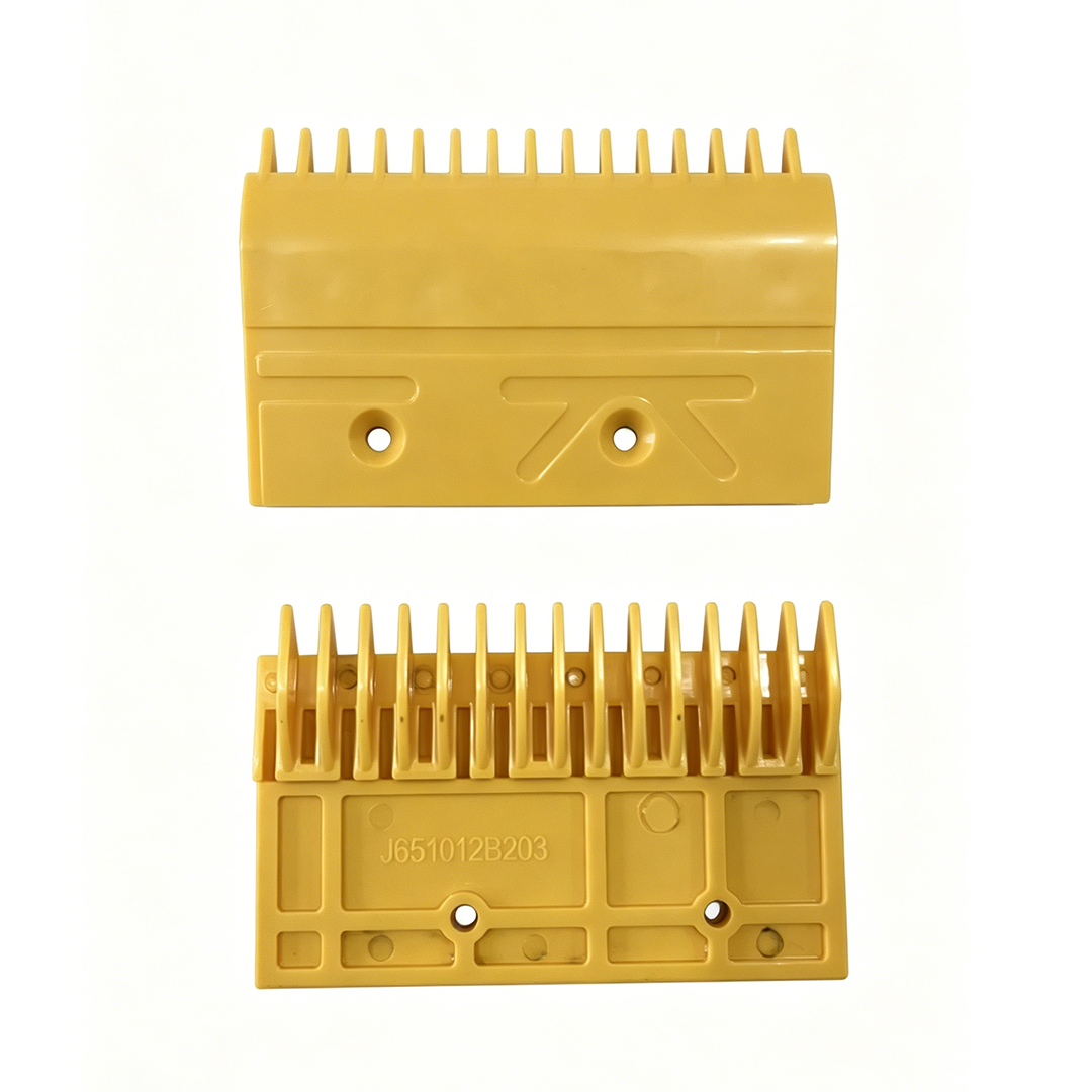 Mitsubishi K-Type Yellow Escalator Comb Plate 15/20T J651012B203 Left/Middle/Right