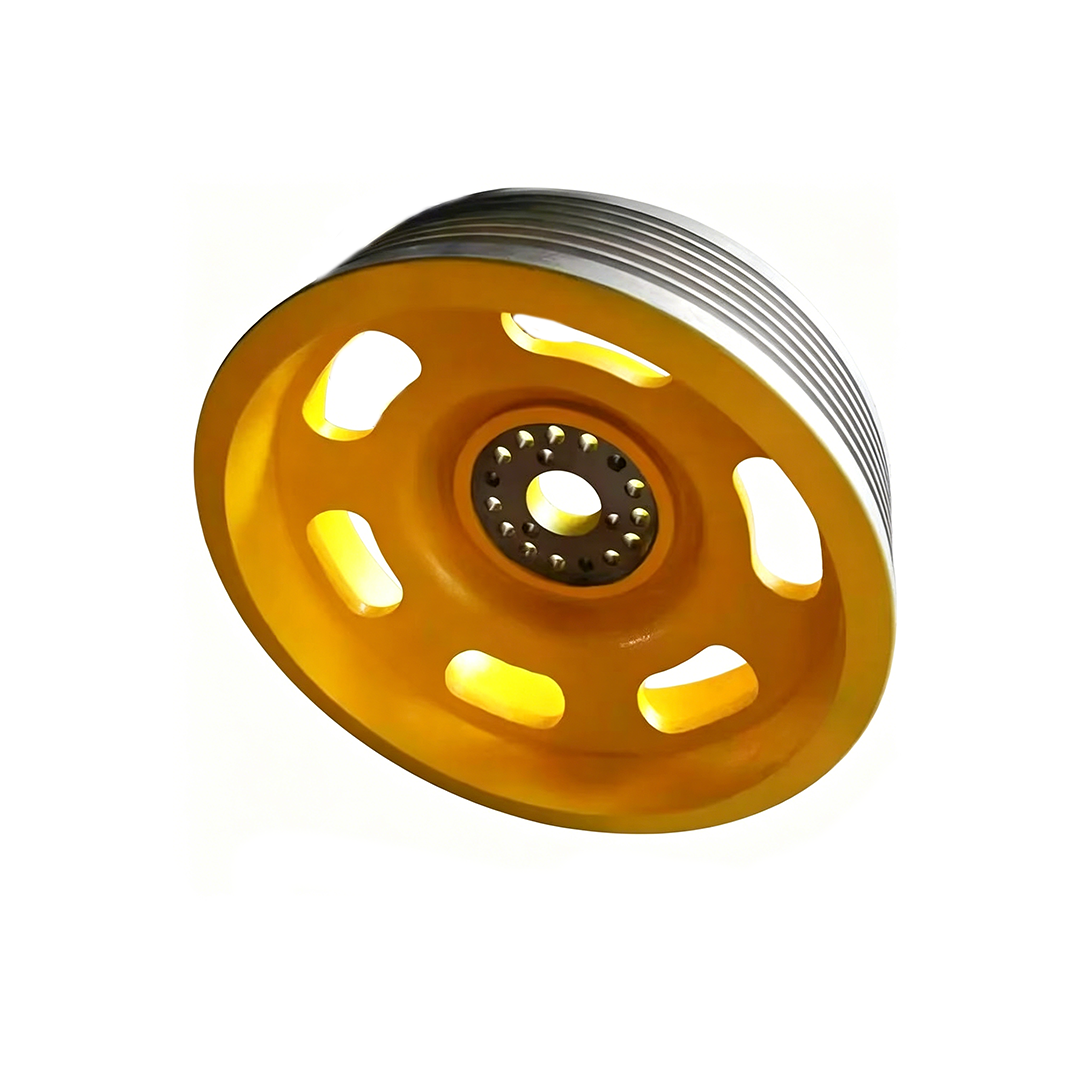 Alpha / Edunburgh Elevator Traction Sheave, 360/485/605/685/805mm Multi-Groove Main Drive Traction Wheel
