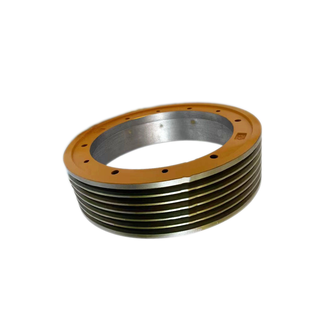 Xizi Otis Fuwodd Elevator Traction Sheave GETM3.OF, 400mm 3-6 Groove 8/10mm Rope Drive Wheel