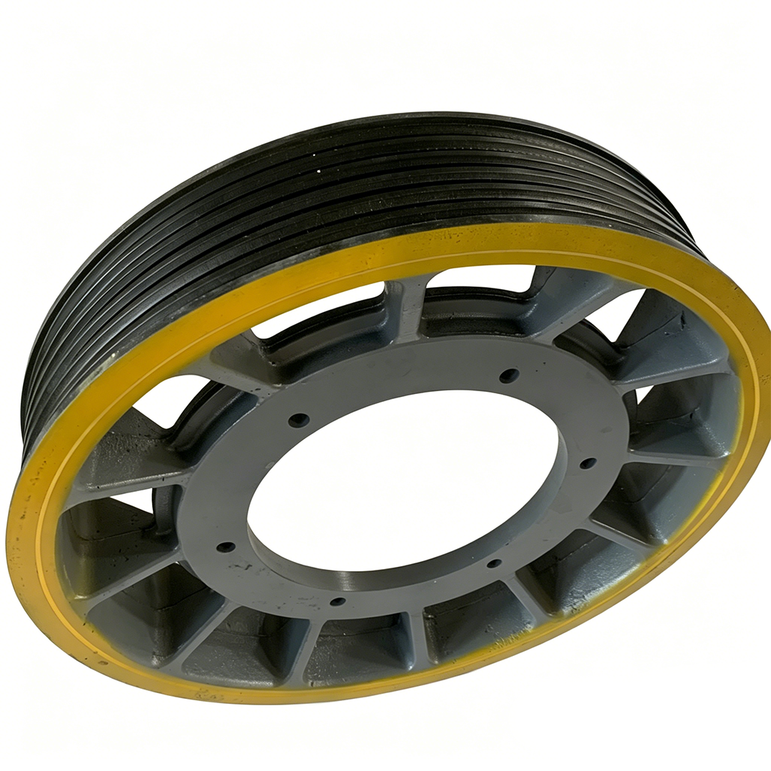 Mitsubishi Elevator Traction Sheave EM2470 EM2471 EM2430, 620/630/650/710mm 4-7 Groove 12/13/14/16mm Rope Wheel
