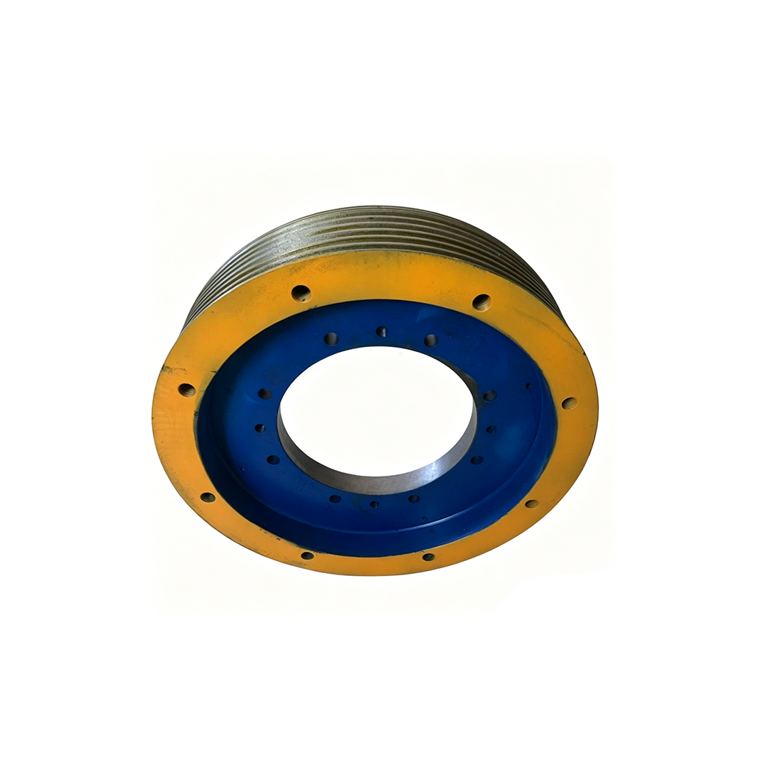 Mitsubishi Elevator Traction Sheave ZPML-J248, 560/620mm 4-7 Groove 10mm Rope Main Drive Wheel