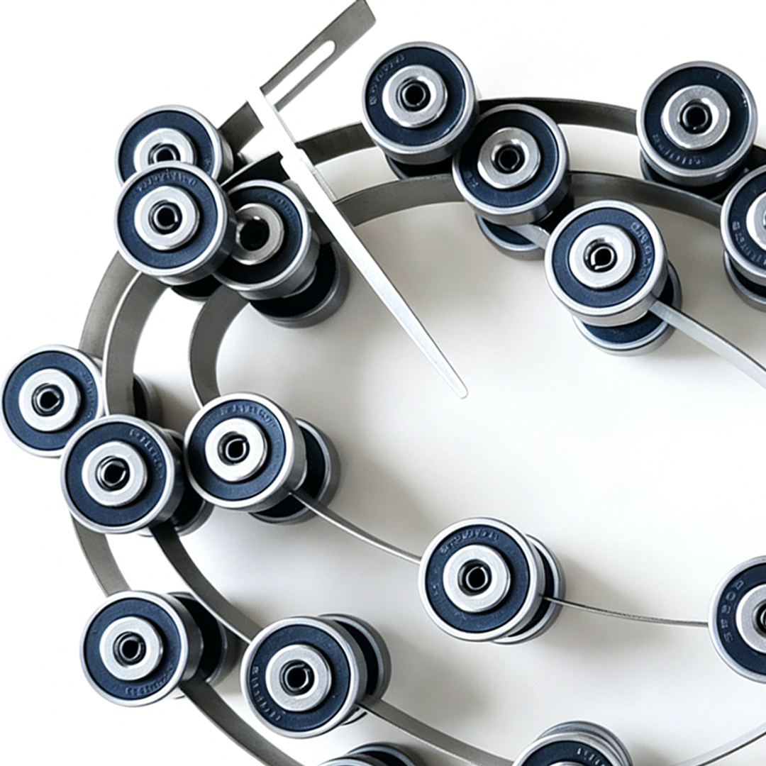 Thyssenkrupp Escalator Return Chain | 24 Nodes, 608 Bearings