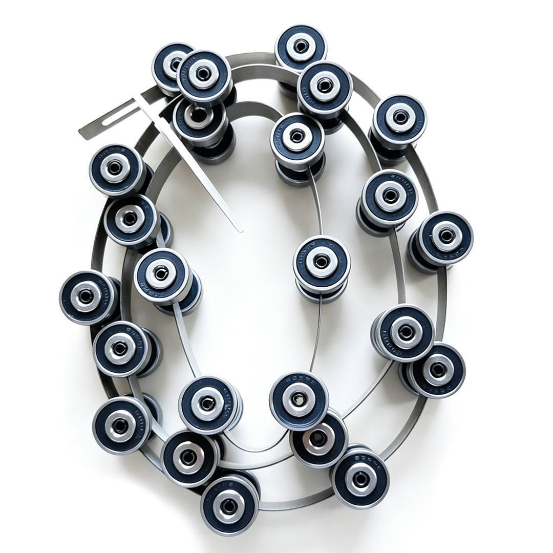 Thyssenkrupp Escalator Return Chain | 24 Nodes, 608 Bearings