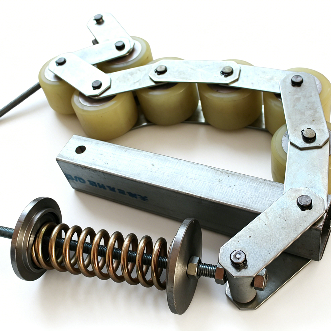 Adjustable Escalator Handrail Tension Chain, 8-Roller, 76x54x5201 OEM Replacement