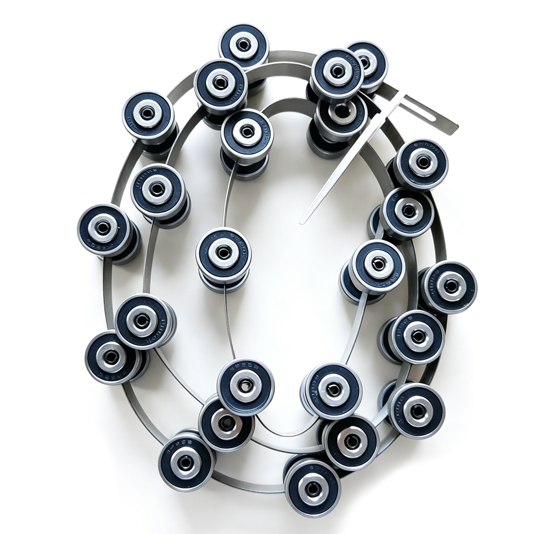 Thyssenkrupp Escalator Return Chain | 24 Nodes, 608 Bearings