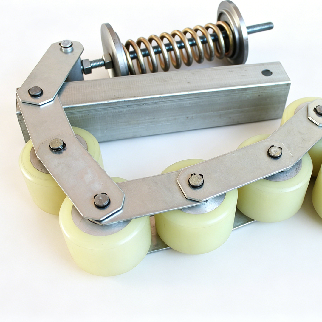 Adjustable Escalator Handrail Tension Chain, 8-Roller, 76x54x5201 OEM Replacement