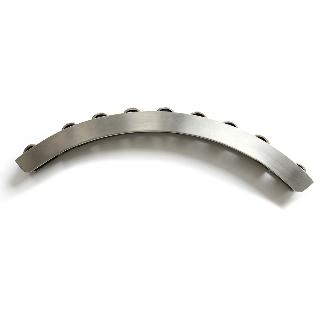 Toshiba 9-Roller Escalator Rotary Chain, Galvanized Steel, OEM Replacement